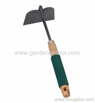 Metal Garden Hoe With Wood Handle 