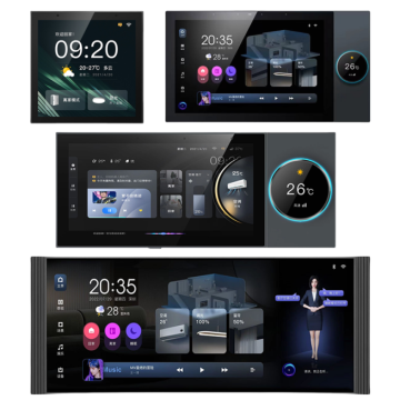 Inch Automation Gateway Scene Switching Panel: Multifunctional Control Panel with Alexa Voice Control and Tuya Smart Home Integration