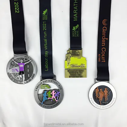 Custom 3D Sports Champion Metal Medal