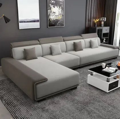 Modern Luxury Simple Large Apartment Sofa Suite Latex