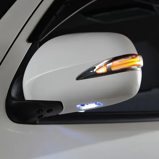 Newest Toyota hiace KDH 200 2014-2016 modification LED electric rear view side mirror parts parts accessories