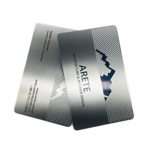 Wholesale Cheap Custom Printing Engraved Metal Business Card
