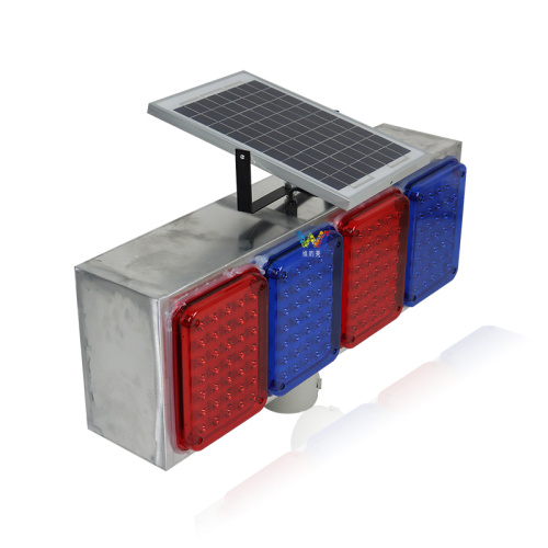 solar plastic flashing led traffic signal strobe light