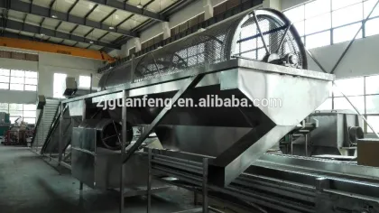 Frozen vegetables production line