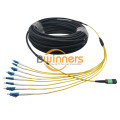 8F MPO-LC G657A2 สายเคเบิล MTP MPO