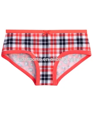 Lace decrorated design girls under panties underwear