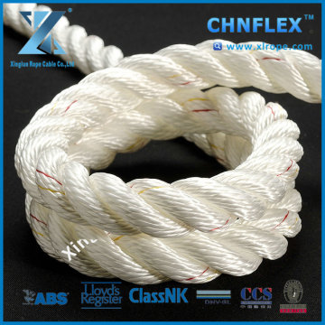 Chnflex 16mm White 3 Strand Polyamide Ropes Nylon Ropes