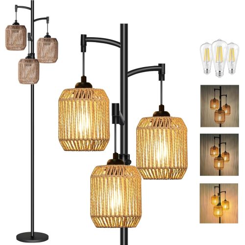 Adjustable LED light bulb industrial floor lamp