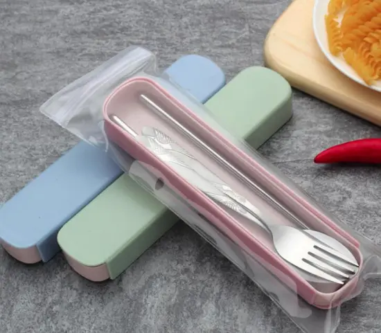 Stainless Steel Portable Tableware Set