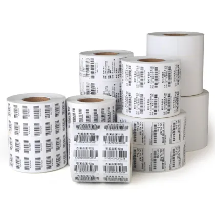 OEM custom printing thermal transfer adhesive label stickers