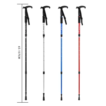 High Quality Foldable Aluminum Trekking Poles for Hiking and Camping
