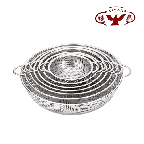 Giỏ lưới đục lỗ hai tay cầm