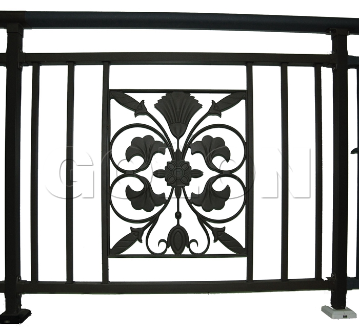 wrought iron deck baluster