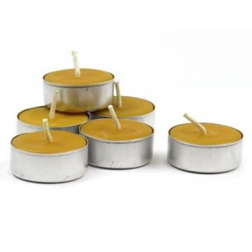 100% pure natural beeswax tealight candle
