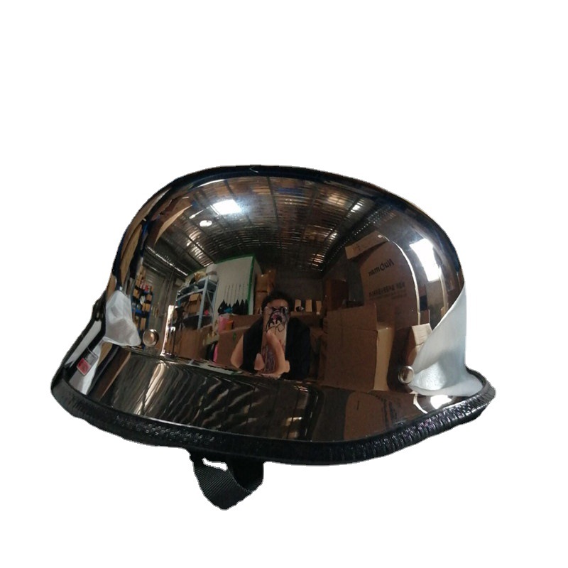 Capacete de veículo elétrico vintage eletroplinado