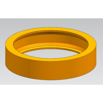 Single-Sided Profiled Bearing Cage Forgings