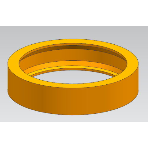 Single-Sided Profiled Bearing Cage Forgings