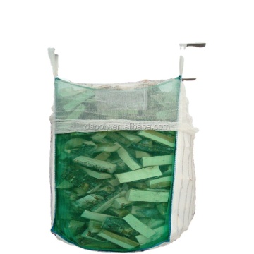 Niedrigpreisempfindliche atmungsaktive Brennholzbeutel - 1500 kg &amp; 1000 kg belüftete Jumbo -Taschen zum Verkauf