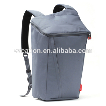 grey rectangle polyester magazine backpack