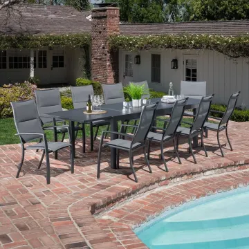 Garden Extension Table Patio Furniture - Aluminum Folding