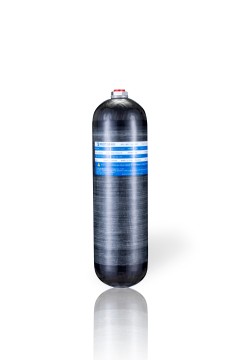 2.7L carbon fiber wound gas cylinder
