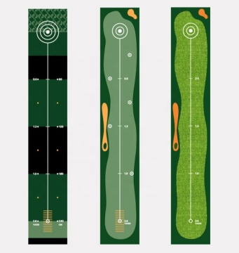 Two Speed Golf Putting Practice Mat - 9.84*1.64FT Indoor Training Aid