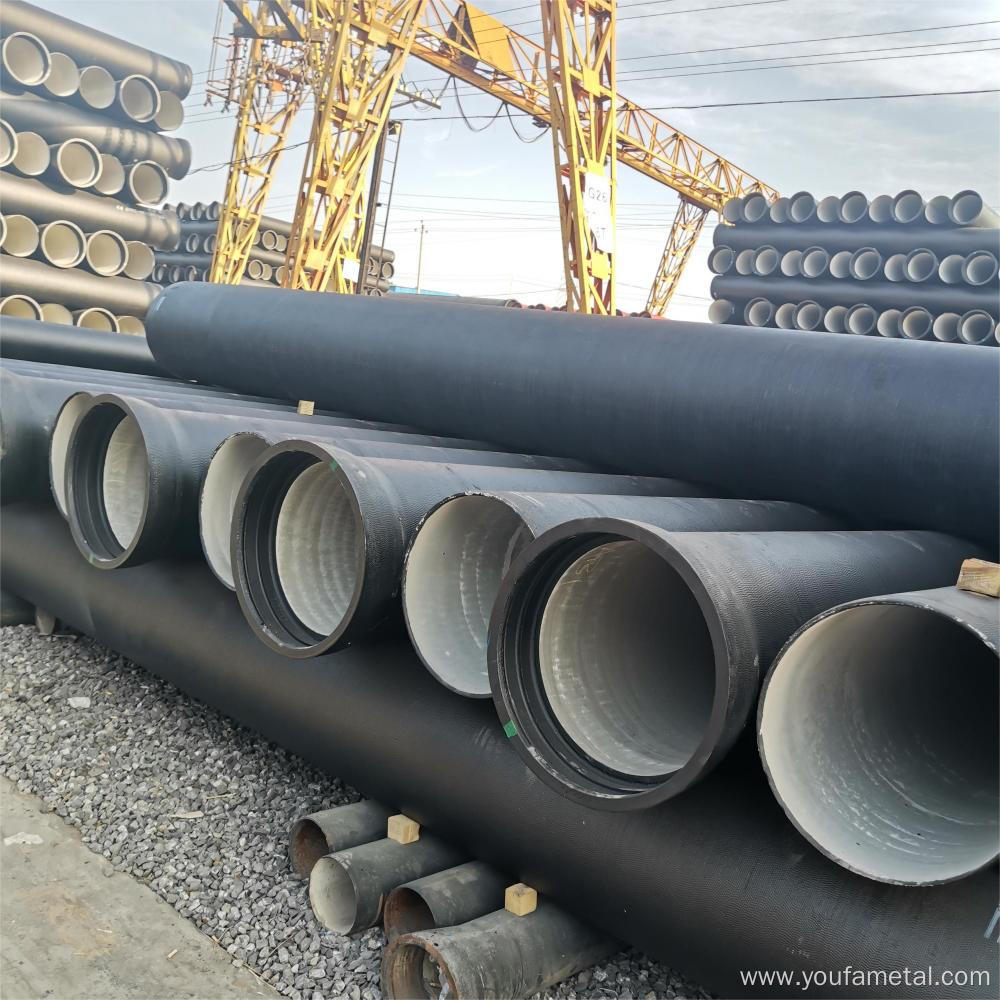 DN80/DN2000 K8/K9/C25 Water Supply Ductile Cast Iron Pipe