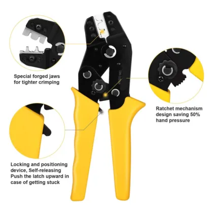 Comprehensive Electrician Tool Set: Wire Stripping Pliers, Crimping Pliers, Wire Stripper, and Side Cutters