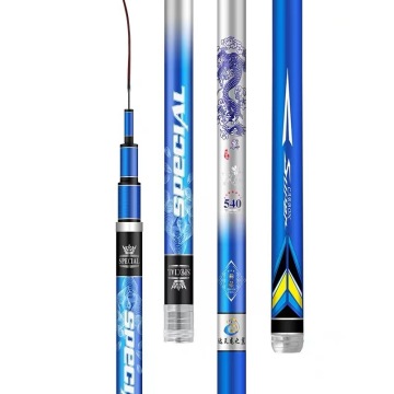 High-Quality Carbon Fiber Telescopic Carp Fishing Rod - Hot Sale 3.6-10m Ultra-Lightweight Rod Pod
