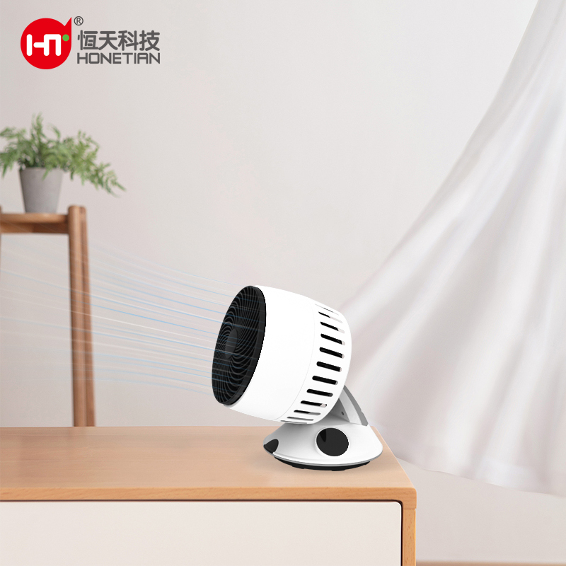 HONETIAN remote control 3 speeds 4 modes 9 timer powerful vortex 8 inches AC circulator table custom colors indoor plastics fan