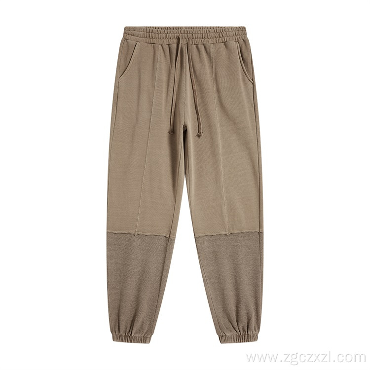 Spring distressed trousers ins brand men's sweatpants