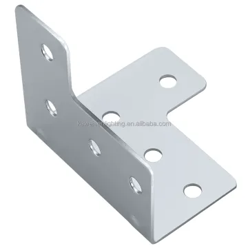 Metal Stamping Manufacturing: L-Type Support, Flat Steel, Right Angle Embossing, Corner Brace, Road Case Connecting Bracket