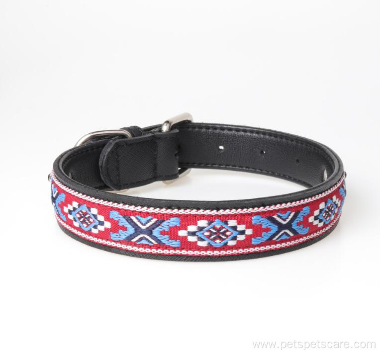 Eco-friendly High Quality Luxury Real Leather Dog Collar