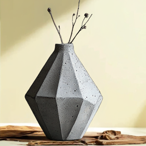 Moderner exquisites, diamantförmiges Blumenpot