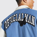 Hommes uniformes de baseball veste universitaire bleu