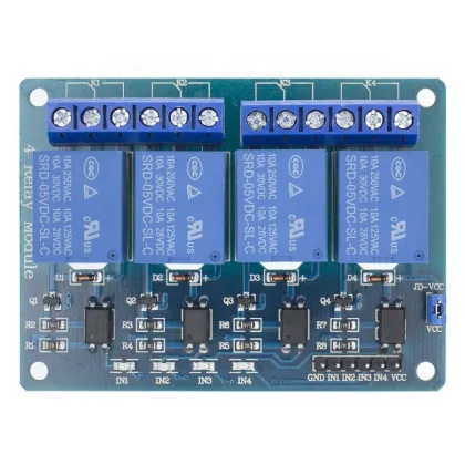 JYCTEC 5V Multi-Channel Relay Module with Optocoupler