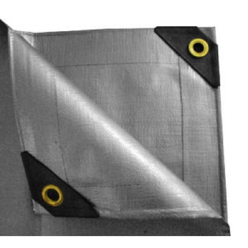 Silver Fire Resistant Tarpaulin Low Price
