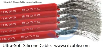 Silicone Rubber Super Soft Cable