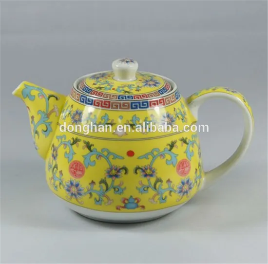 china supplier gilded and golden tea pot wholesales with bone china