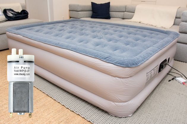 DC miniature vacuum pump for smart air mattresses
