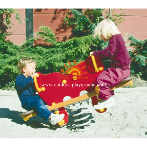 Two Sides Spring Playground Equipment Untuk Anak-Anak