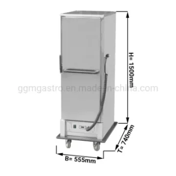Commercial Warming Food Cart /Kitchen Serving Trolley Cart/Heated Food Trolley