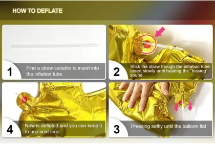 Silver Happy Wedding Banner Balloons