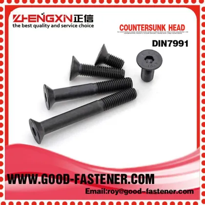China Golden supplier screw bolt DIN7991 fastener