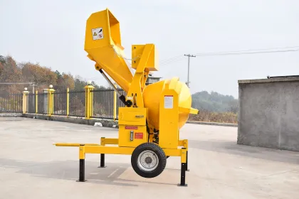 TDCM500-DW Tilt Drum Concrete Mixer Machine - Construction Equipment