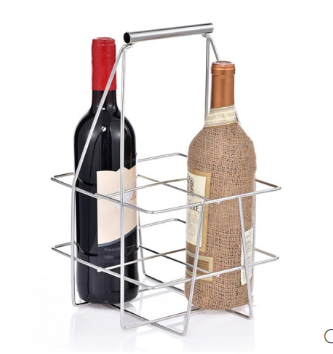 "Improve your wine organization with stainless steel wire wine storage baskets"