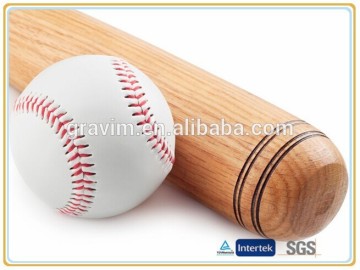 Syntheic cover baseball with Wooden Bat