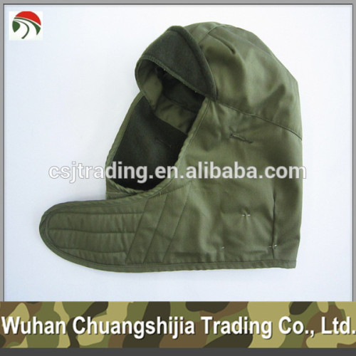 olive green military winter cap