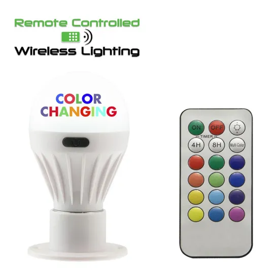 Wireless Remote Control Color Changing Portable Bulb: Your Ultimate Lighting Solution