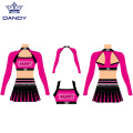 3 Piece Cheer Crop Top Outfits